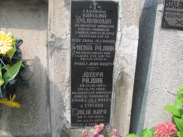 Antoni PAJDAK 1902 Bochnia - Grobonet - Wyszukiwarka osób pochowanych