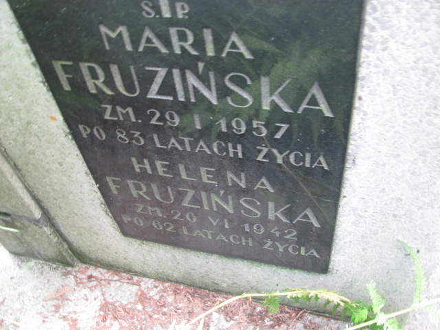 Maria FRUZIŃSKA 1874 Bochnia - Grobonet - Wyszukiwarka osób pochowanych