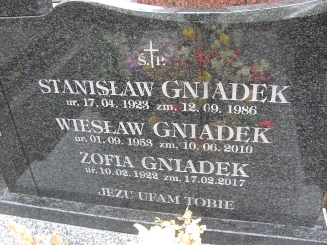 Stanisław GNIADEK 1923 Bochnia - Grobonet - Wyszukiwarka osób pochowanych