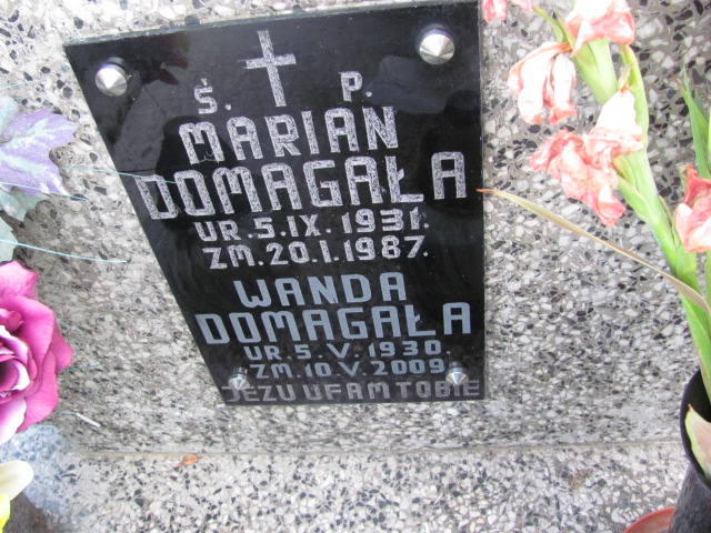Marian DOMAGAŁA 1931 Bochnia - Grobonet - Wyszukiwarka osób pochowanych