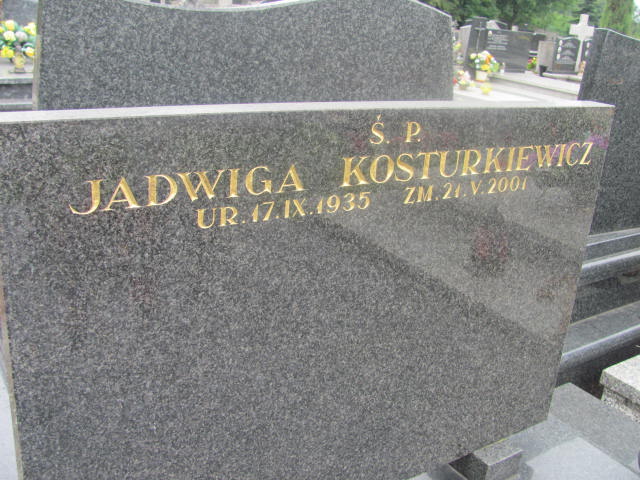 Grób JADWIGA KOSTURKIEWICZ