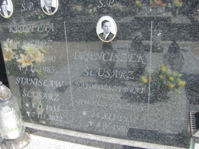 Grób FRANCISZEK ŚLUSARZ