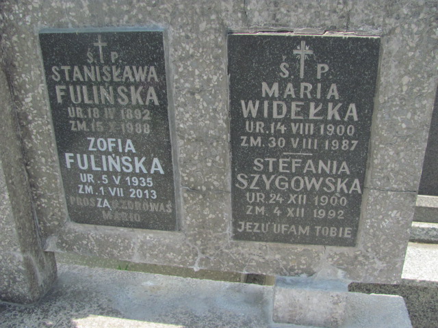 Stefania SZYGOWSKA 1900 Bochnia - Grobonet - Wyszukiwarka osób pochowanych