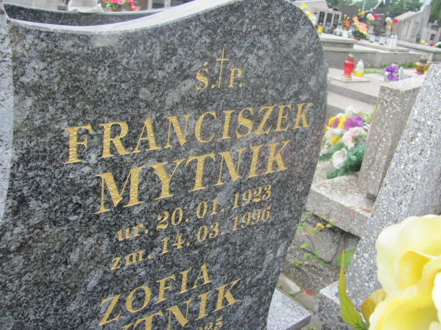 Zofia MYTNIK 1925 Bochnia - Grobonet - Wyszukiwarka osób pochowanych