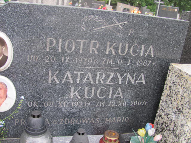 Piotr KUCIA 1920 Bochnia - Grobonet - Wyszukiwarka osób pochowanych