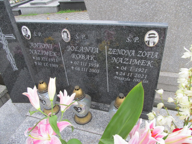 Zenona NAZIMEK 1921 Bochnia - Grobonet - Wyszukiwarka osób pochowanych