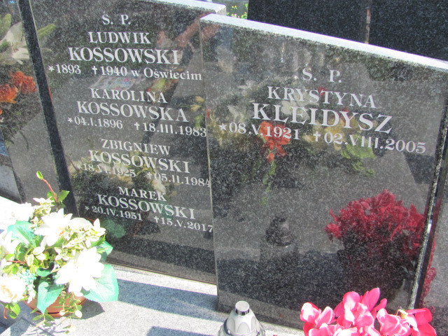 Karolina KOSSOWSKA 1896 Bochnia - Grobonet - Wyszukiwarka osób pochowanych