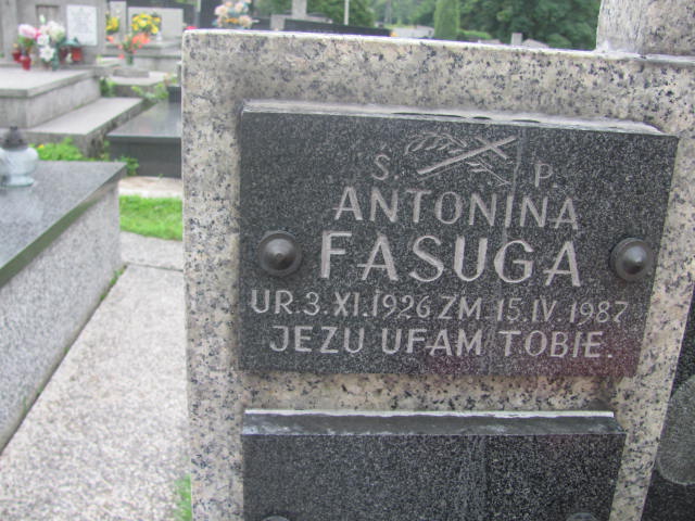 Antonina FASUGA 1926 Bochnia - Grobonet - Wyszukiwarka osób pochowanych