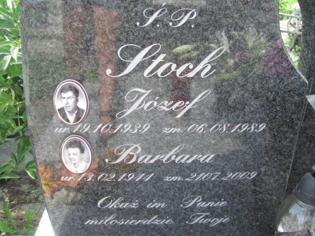 Barbara Stoch 1944 Bochnia - Grobonet - Wyszukiwarka osób pochowanych