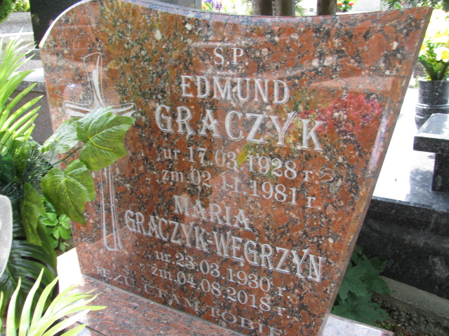 Maria GRACZYK-WĘGRZYN 1930 Bochnia - Grobonet - Wyszukiwarka osób pochowanych