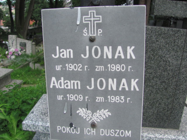 Adam JONAK 1909 Bochnia - Grobonet - Wyszukiwarka osób pochowanych