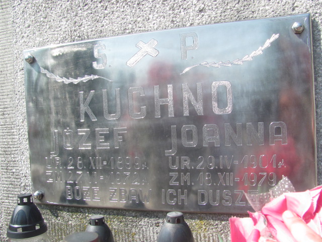 Joanna KUCHNO 1901 Bochnia - Grobonet - Wyszukiwarka osób pochowanych