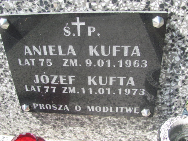 Józef KUFTA 1895 Bochnia - Grobonet - Wyszukiwarka osób pochowanych