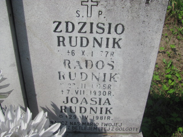 Grób RADOSŁAW RUDNIK