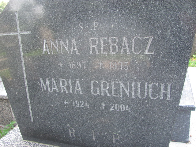 Anna RĘBACZ 1897 Bochnia - Grobonet - Wyszukiwarka osób pochowanych