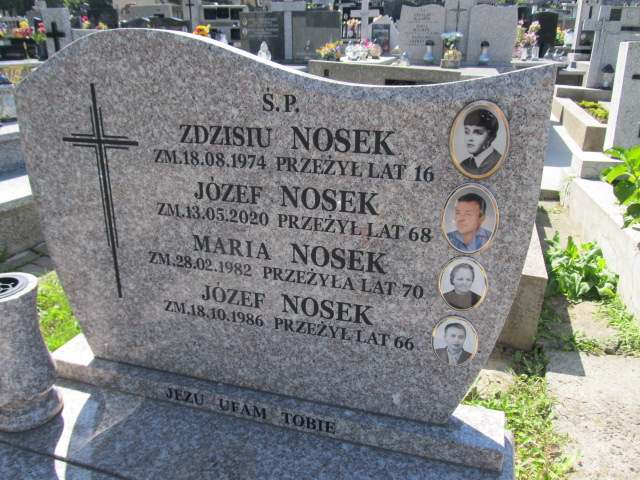 Grób JÓZEF NOSEK