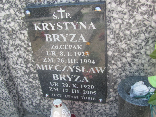 Krystyna BRYZA 1923 Bochnia - Grobonet - Wyszukiwarka osób pochowanych