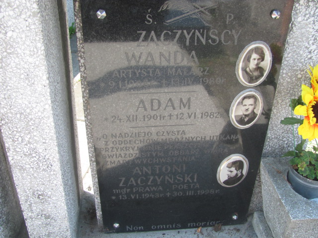 Adam ZACZYŃSKI 1901 Bochnia - Grobonet - Wyszukiwarka osób pochowanych