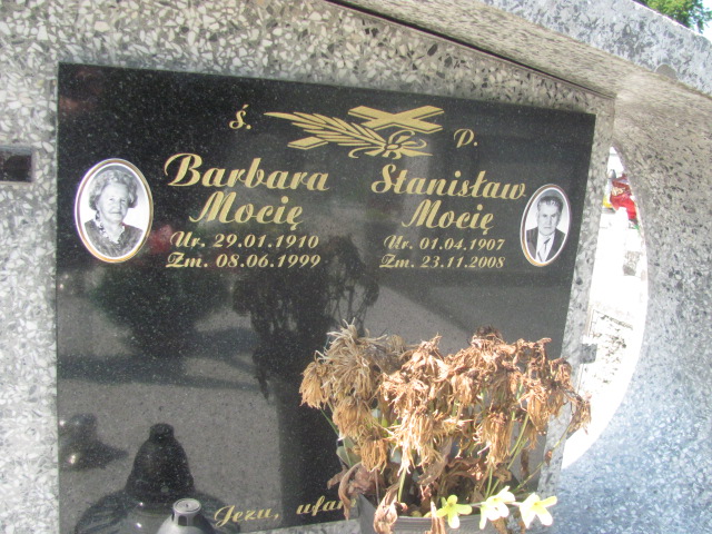 Barbara MOCIĘ 1910 Bochnia - Grobonet - Wyszukiwarka osób pochowanych