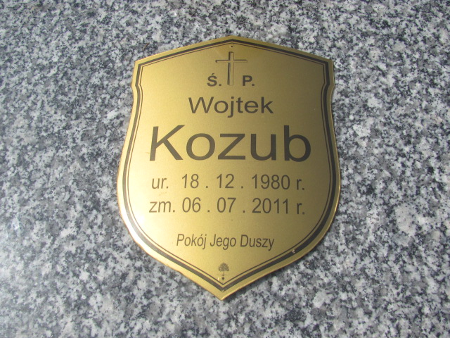 Wojciech Kozub 1980 Bochnia - Grobonet - Wyszukiwarka osób pochowanych