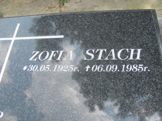 Zofia FURMAN Stach 1925 Bochnia - Grobonet - Wyszukiwarka osób pochowanych