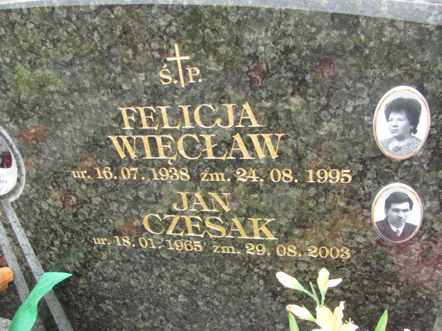 Felicja WIĘCŁAW 1938 Bochnia - Grobonet - Wyszukiwarka osób pochowanych