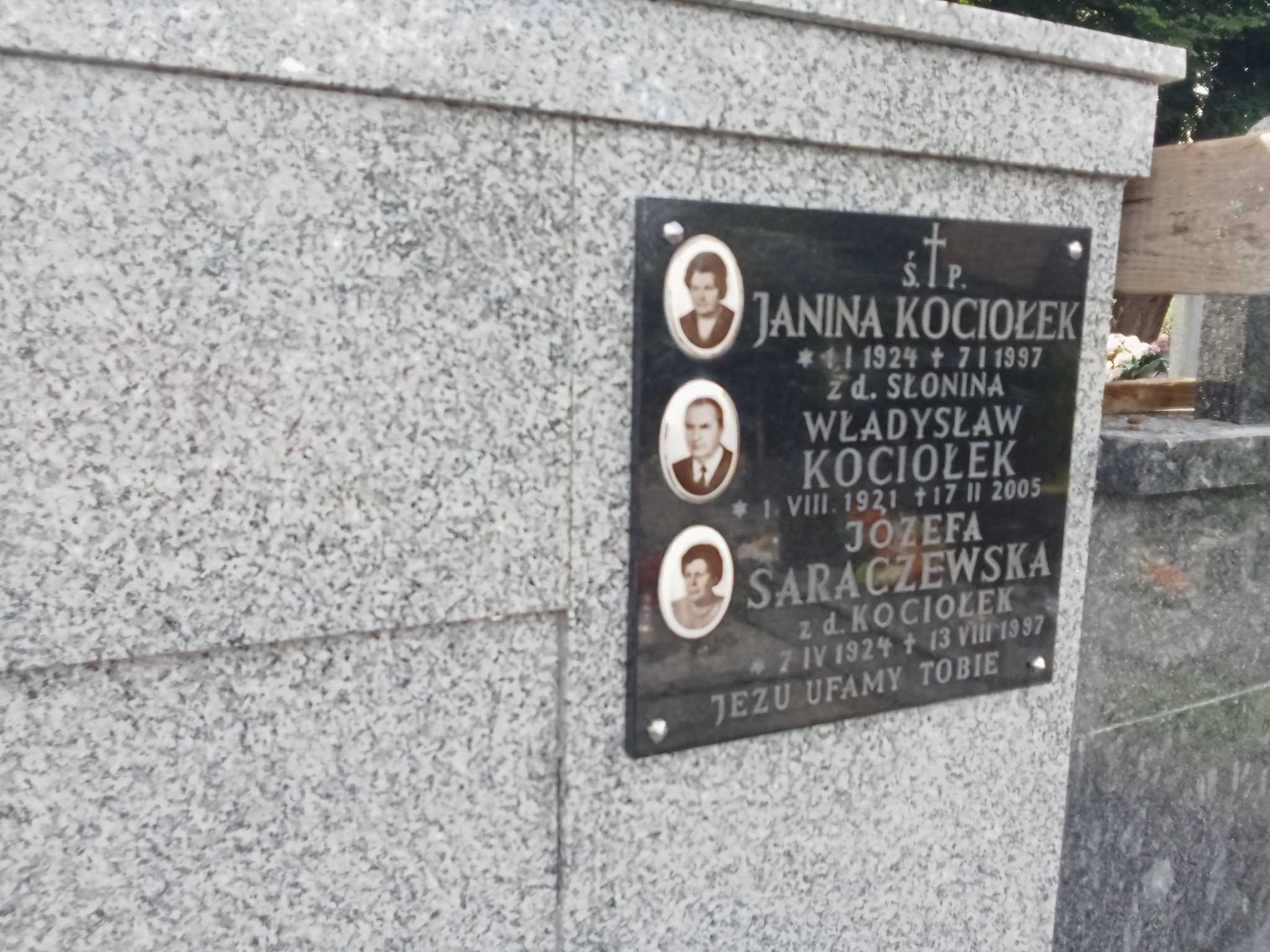 Janina KOCIOŁEK 1924 Bochnia - Grobonet - Wyszukiwarka osób pochowanych