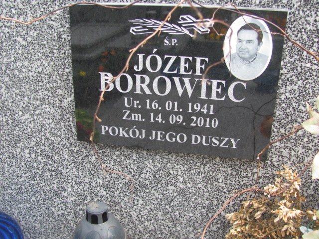 Józef Borowiec 1941 Bochnia - Grobonet - Wyszukiwarka osób pochowanych