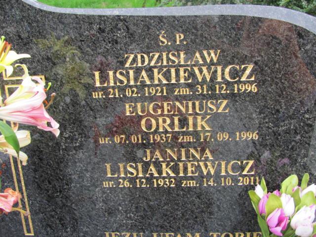 Eugeniusz ORLIK 1937 Bochnia - Grobonet - Wyszukiwarka osób pochowanych