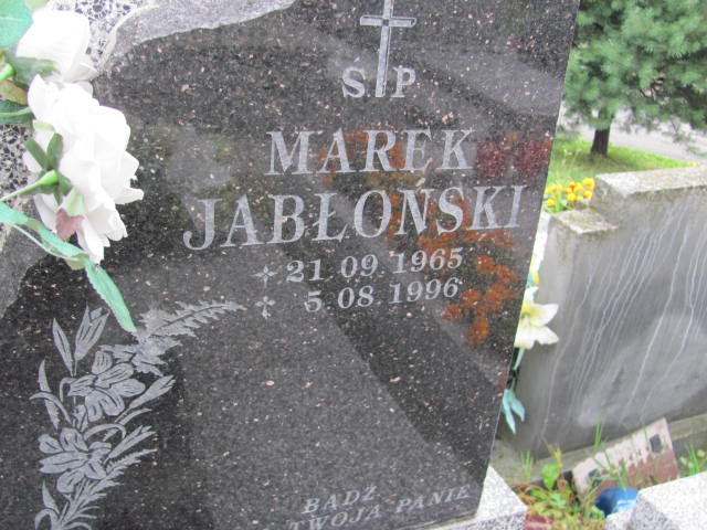 Marek JABŁOŃSKI 1965 Bochnia - Grobonet - Wyszukiwarka osób pochowanych