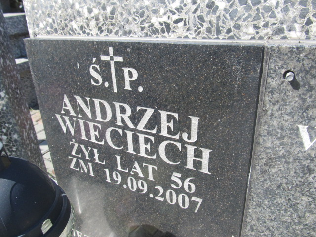 Grób CZESŁAW WIECIECH