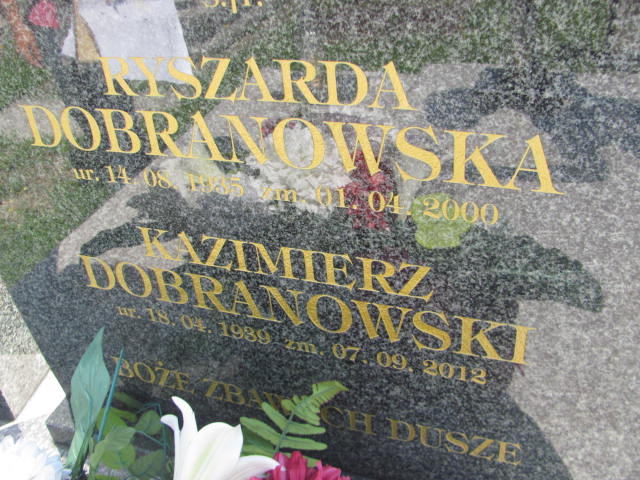 Ryszarda DOBRANOWSKA 1935 Bochnia - Grobonet - Wyszukiwarka osób pochowanych