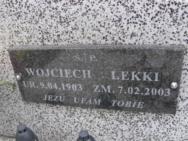 Wojciech LEKKI 1903 Bochnia - Grobonet - Wyszukiwarka osób pochowanych