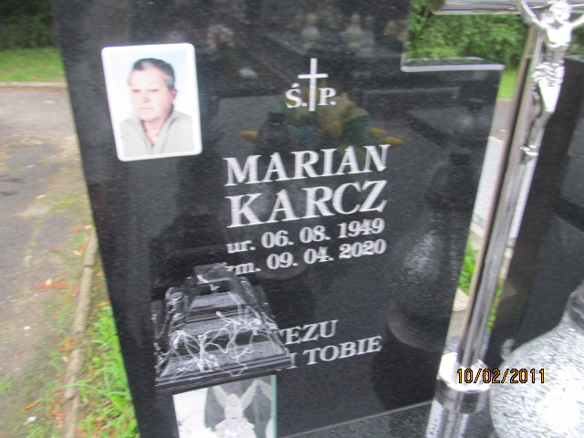 Marian KARCZ 1949 Bochnia - Grobonet - Wyszukiwarka osób pochowanych