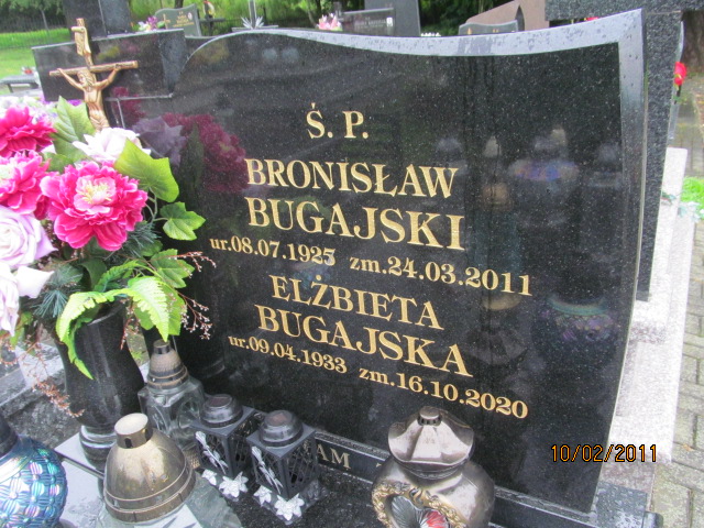 Elżbieta BUGAJSKA 1933 Bochnia - Grobonet - Wyszukiwarka osób pochowanych