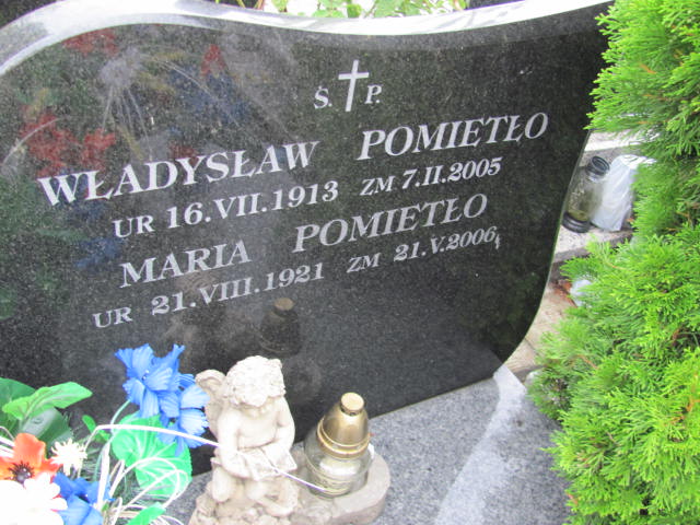 Grób MARIA POMIETŁO