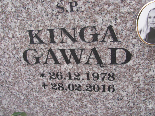 Kinga Gawąd 1978 Bochnia - Grobonet - Wyszukiwarka osób pochowanych