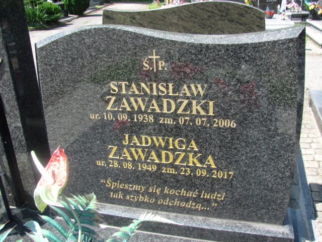 Grób STANISŁAW ZAWADZKI