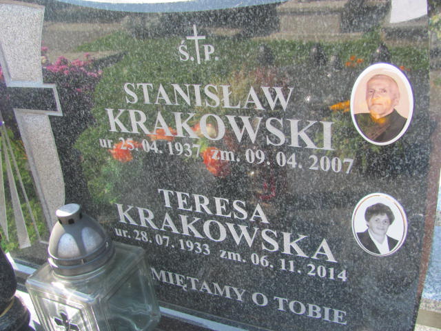 Stanisław Krakowski 1937 Bochnia - Grobonet - Wyszukiwarka osób pochowanych