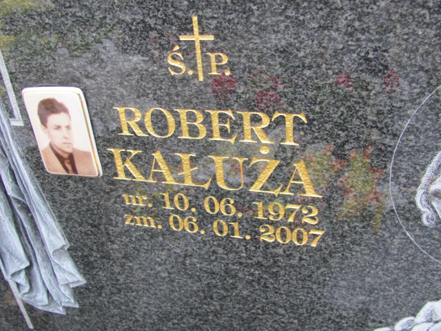 Robert Kałuża 1972 Bochnia - Grobonet - Wyszukiwarka osób pochowanych