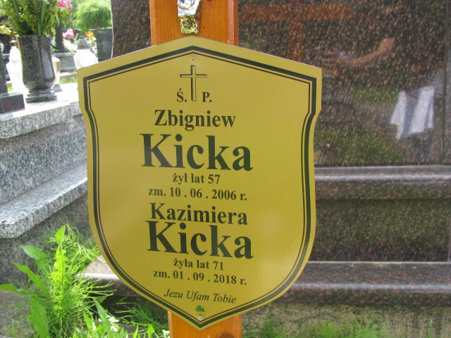 Zbigniew KICKA 1948 Bochnia - Grobonet - Wyszukiwarka osób pochowanych