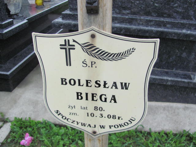 Bolesław Biega 1928 Bochnia - Grobonet - Wyszukiwarka osób pochowanych